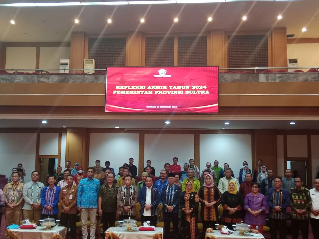 Pj. Gubernur Sultra Pimpin Rapat Refleksi Akhir Tahun 2024