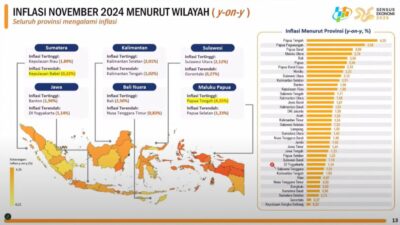 November 2024, Inflasi di Sultra Stabil dan Terjaga