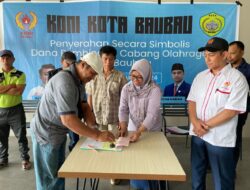 KONI Baubau Salurkan Dana Pembinaan kepada 20 Cabor