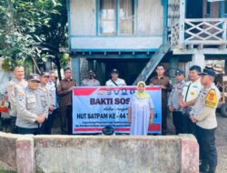 Sat Binmas Polres Buton Gelar Bakti Sosial Peringati HUT Satpam