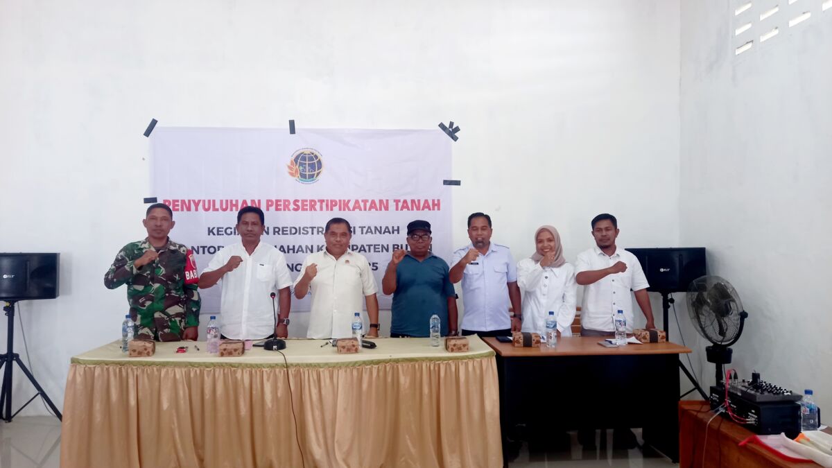 Menuju Kabupaten Lengkap, BPN Buton Gelar Penyuluhan Redistribusi tanah di Desa Wasampela