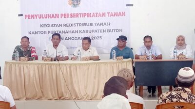 BPN Buton: Sasaran Program PTSL 2025 capai 3.500 bidang tanah