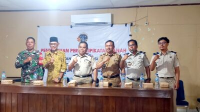 BPN Buton Gelar Sosialisasi Redistribusi Tanah di Desa Holimombo