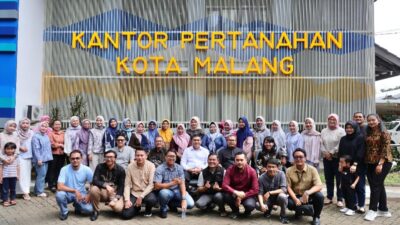 Wamen ATR/BPN Tinjau Pelataran Kantah Kota Malang