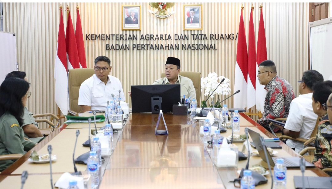 Bahas Intergrasi Data Pertanahan dan Pertanian, Mentri ATR/BPN Terima Audiensi Wamentan