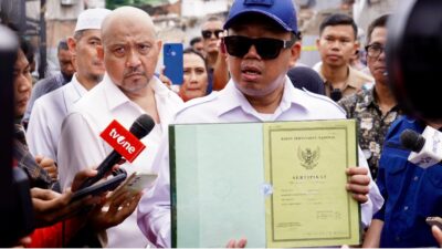 Turun Langsung ke Lokasi Penggusuran Klaster di Kabupaten Bekasi, Menteri Nusron Tegaskan Kehadiran Negara