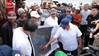 Tinjau Lokasi Terindikasi Manipulasi Data di Kawasan Pagar Laut Bekasi, Menteri Nusron Akan Tindak Tegas Pelaku