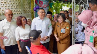 Wamen ATR/BPN Tinjau Program Cek Kesehatan Gratis di Puskesmas