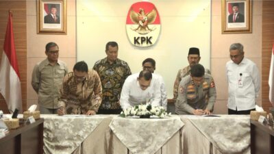 Irjen Kementerian ATR/BPN Saksikan Penandatanganan SKB Timnas PK dan Pelaksanaan Aksi Pencegahan Korupsi