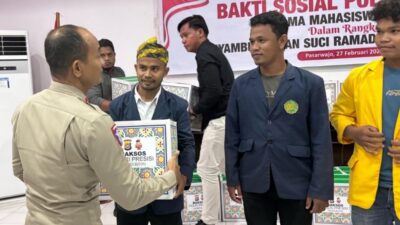 Baksos Polri Presisi Kapolres Buton Bagikan 50 Paket Sembako