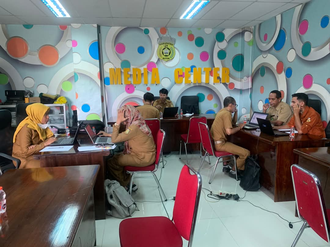 Diskominfo Buton Verifikasi Penginputan SIPD e-Walidata bagi seluruh OPD