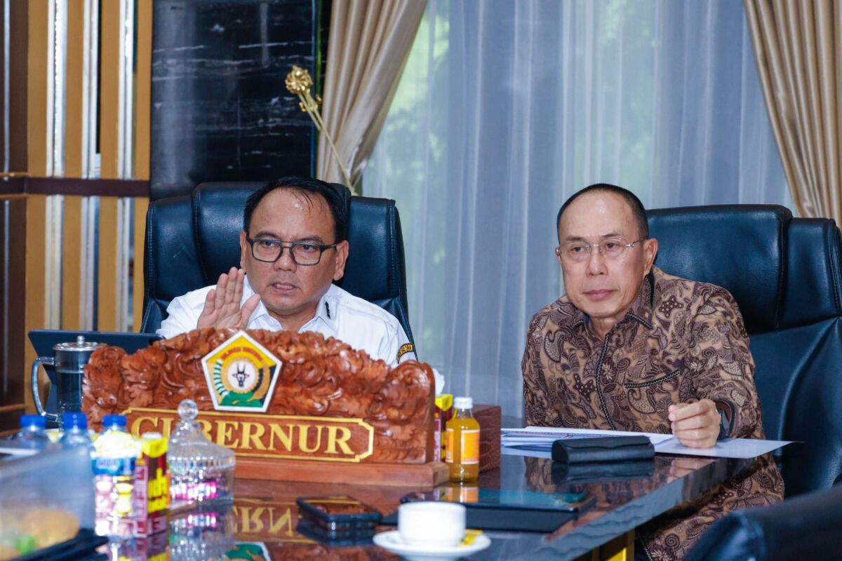 Andi Sumangerukka Silaturahmi ke Pj Gubernur Sultra