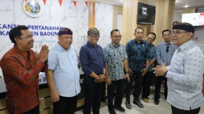 Wamen ATR/Waka BPN Tinjau PELATARAN di Kantah Kabupaten Badung