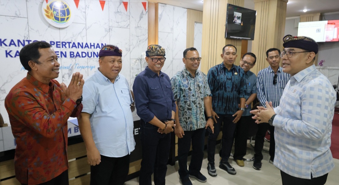 Wamen ATR/Waka BPN Tinjau PELATARAN di Kantah Kabupaten Badung