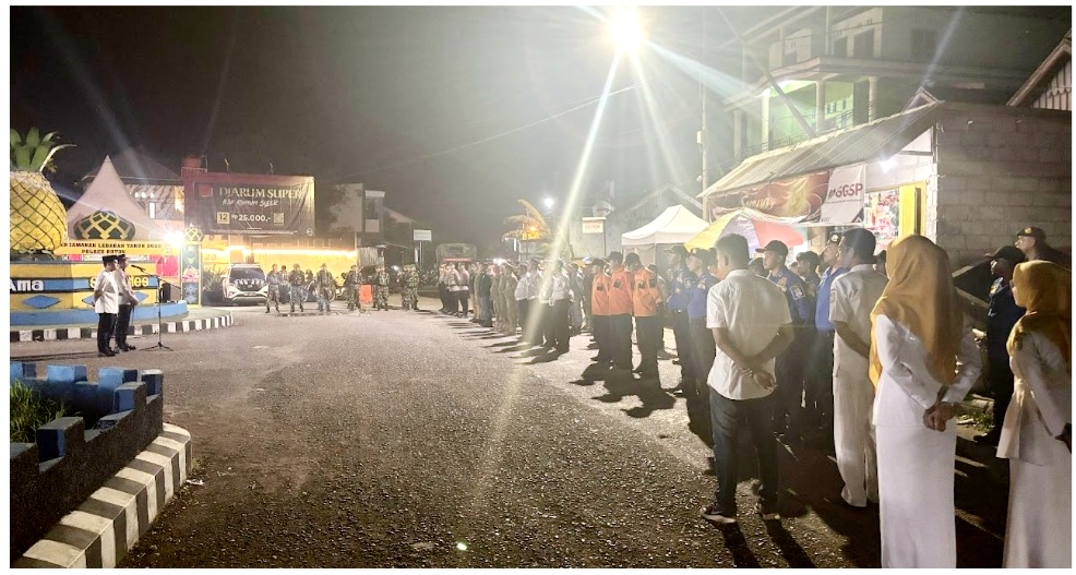 Polres Buton Gelar Apel Pengamanan Malam Takbir Idul Fiitri 1446 H