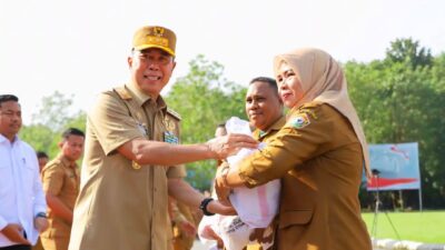 Apel Gabungan Perdana, Gubernur Sultra : Birokrasi Yang Kuat dan Sinergis kunci Wujudkan Visi Misi