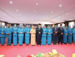 Gubernur Sultra Lantik Ketua Pengurus TP PKK Provinsi Sultra Periode 2025-2030