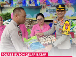 Polres Buton Gelar Bazar Ramadan
