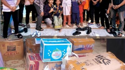 Ramadan Kareem, Pemuda Keraton Buton Berbagi Sembako