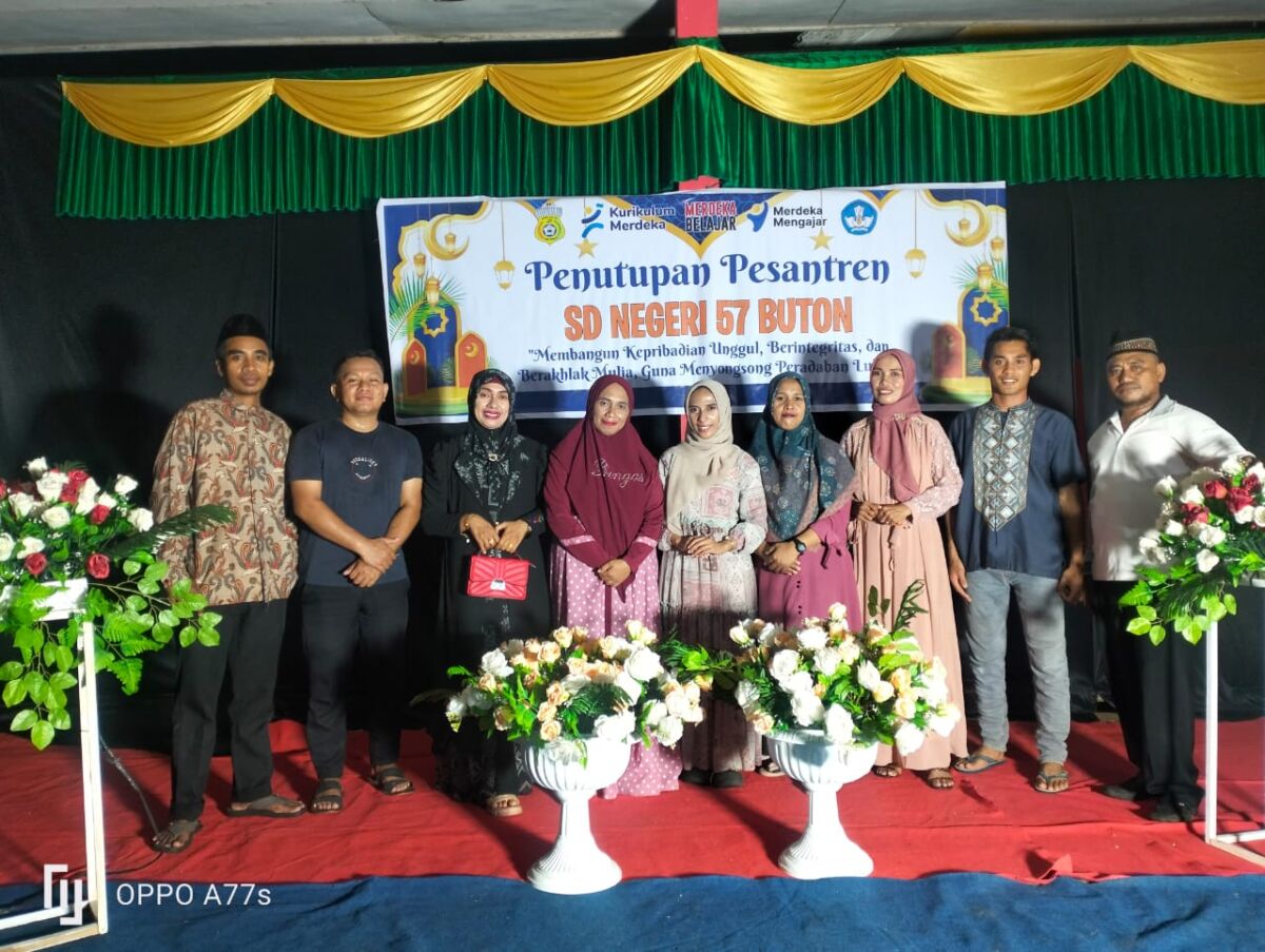SDN 57 Buton Tutup Pesantren Kilat dengan Buka Puasa Bersama