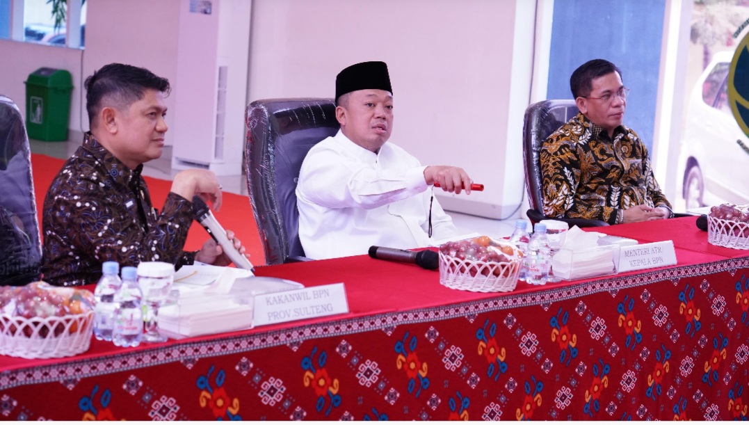 Kunker di Palu, Menteri Nusron Dorong Produktivitas Tanah untuk Tingkatkan Pertumbuhan Ekonomi