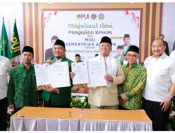 Menteri Nusron dan Ketua DPP PUI Teken MoU, Dorong Pemanfaatan Tanah Wakaf