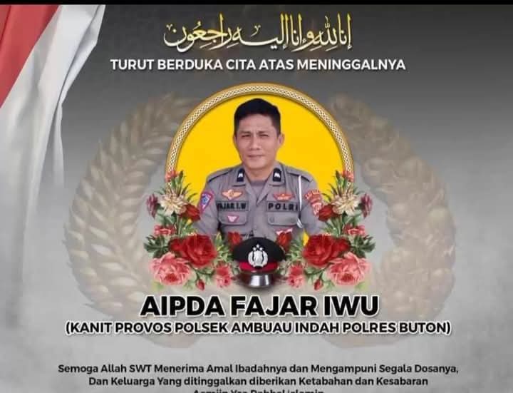 Anggota Polres Buton Tewas Ditikam Saat Pengamanan