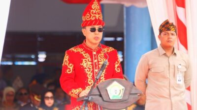 Gubernur Sultra Pimpin Upacara Peringatan HUT ke-61 Prov. Sultra di Bumi Mekongga