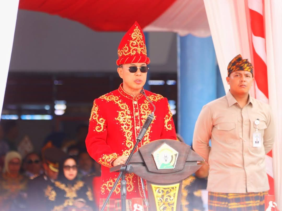 Gubernur Sultra Pimpin Upacara Peringatan HUT ke-61 Prov. Sultra di Bumi Mekongga