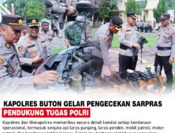 Kapolres Buton Cek Sarpras Pendukung Tugas Polri
