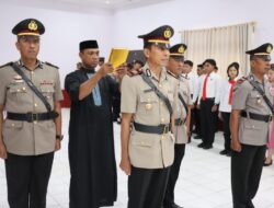 Kapolres Buton Pimpin Sertijab Kabag SDM dan Kapolsek Pasarwajo