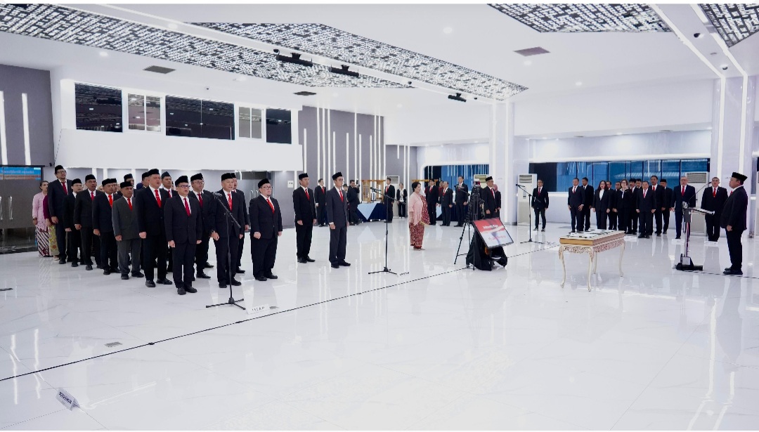 Mentri ATR/BPN Lantik Pejabat Pimpinan Tinggi Pratama dan 25 Pejabat Administrato