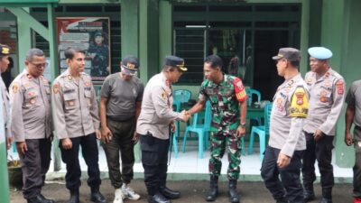 Kapolres Buton Kunjungi Koramil 1413-02 Pasarwajo