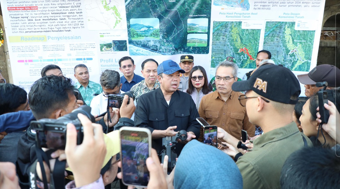 Menteri Nusron Harap Warga Parangtritis Manfaatkan Tanah secara Produktif