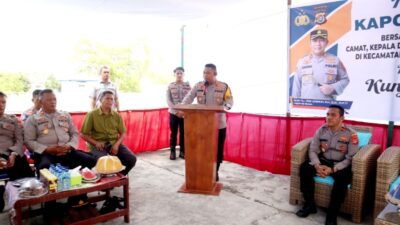 Kapolres Buton Kunker Perdana di Kecamatan Siompu