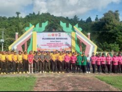 Gelar Olahraga Bersama, Kapolres Buton Harap TNI/Polri dan Insan Pers Tetap Jaga Silaturahim