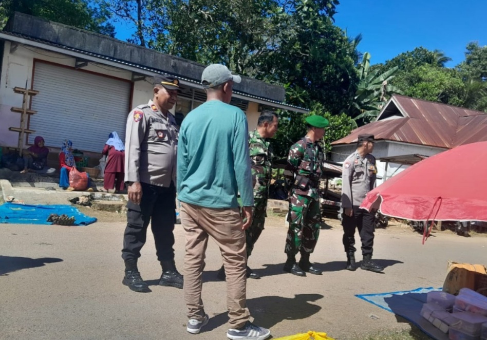 Polsek Lapandewa Bersama Koramil 1413-09 Lakukan Patroli Gabungan