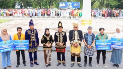 Sekda Sultra Pimpin Upacara Hardiknas