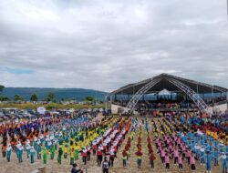 Ribuan Siswa di Buton Ikuti Launching Senam Anak Indonesia Hebat