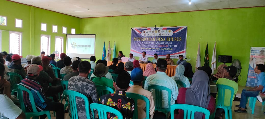 Perdana di Buton, Pemdes Barangka Gagas Pendirian Koperasi Desa Merah Putih