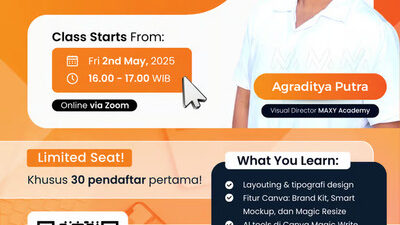 MAXY Academy Sukses Gelar Free Day Class: Bongkar Rahasia Desain Konten Estetik dengan Canva dan AI