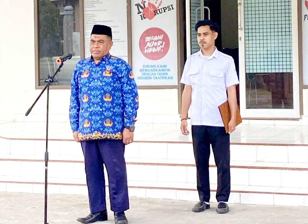 Kepala BPN Buton Pimpin Upacara Peringatan Harlah Pancasila 2025