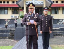 Kapolres Buton Pimpin Upacara Harlah Pancasila