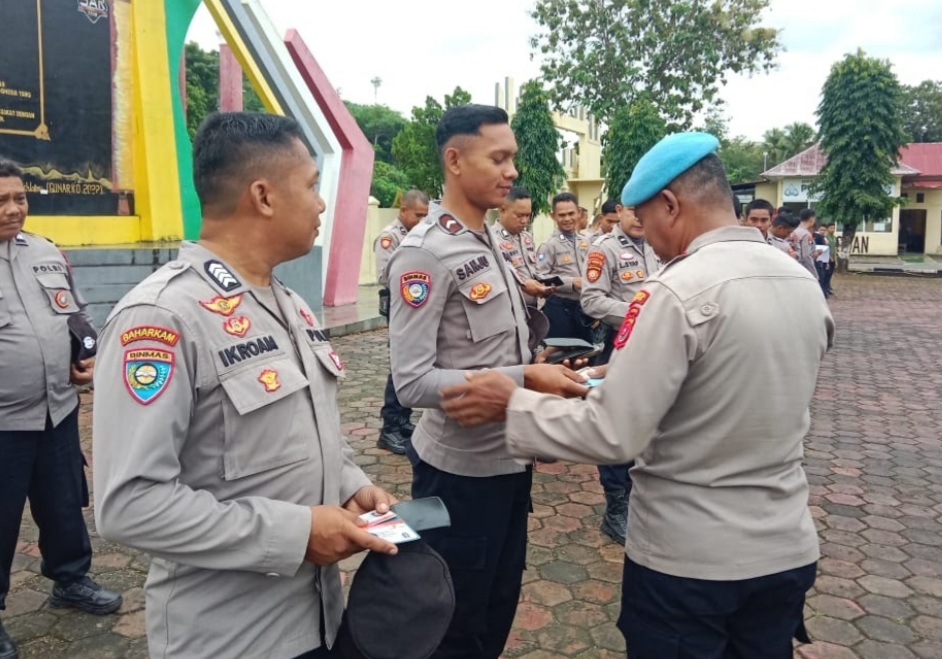 Propam Polres Buton Gencarkan Gaktiplin, Deteksi Narkoba dan Judi Online