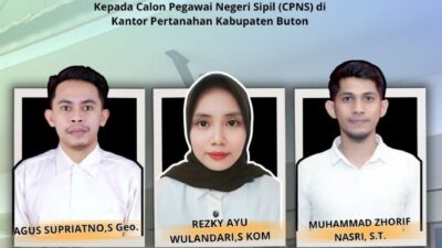 BPN Buton Tambah Pegawai Baru