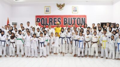 Dukung atlet Inkanas Buton, Kapolres Beri Motivasi