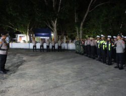 Polres Buton Gelar Apel Kesiapan Pengamanan Malam Takbiran