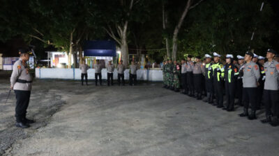 Polres Buton Gelar Apel Kesiapan Pengamanan Malam Takbiran