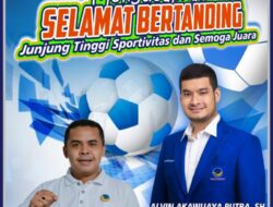 Partai NasDem Buton Suplai Air Mineral bagi Atlet selama Pertandingan HUT