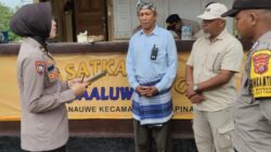 Ditbinmas Polda Sultra Lakukan Penilaian Siskamling di Desa Matanauwe